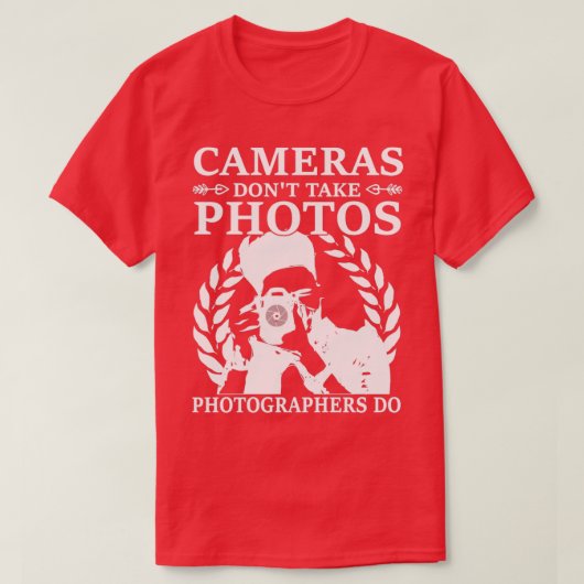 カメラ撮影不可ことわざ写真撮影 Tシャツ (デザイン正面)