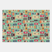 カメラ撮影写真のパターン ラッピングペーパーシート (正面3)