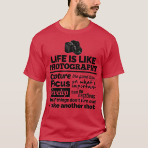 カメラ撮影引用文写真家へのギフト Tシャツ