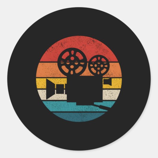 カメラ映画監督椅子フィルム製膜機 ラウンドシール (正面)