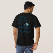 カメラ機材費が必要 Tシャツ (裏面フル)