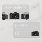 カメラ素朴撮影名刺 名刺 (正面/裏面)