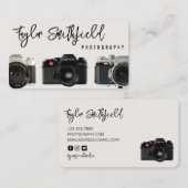 カメラ素朴撮影名刺 名刺 (正面/裏面)