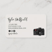 カメラ素朴撮影名刺 名刺 (裏面)