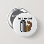 カメラ転がフィルム 缶バッジ (正面&裏面)