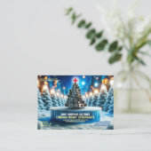 カメラ電子クリスマス販売名刺 名刺 (スタンド正面)