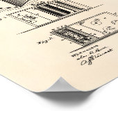 カメラ1988パテントアートオールドピーパー ポスター (角)