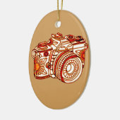 カメラ セラミックオーナメント (左)