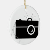 カメラ セラミックオーナメント (右)