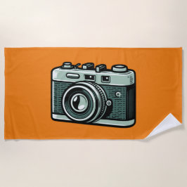 カメラ ビーチタオル