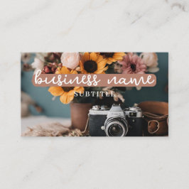 カメラ+フラワーズ名刺 名刺