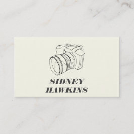 カメラ（ラインアート） |写真 名刺