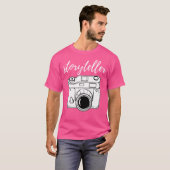 カメラ 写真撮影 Tシャツ (正面フル)