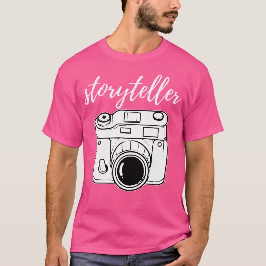 カメラ 写真撮影 Tシャツ (正面)
