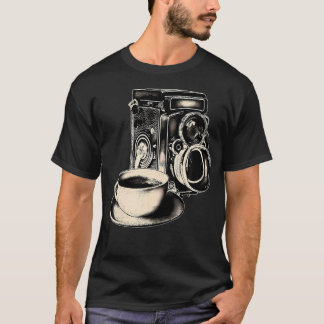 カメラ 写真 コーヒー好き 写真家 映像 Tシャツ