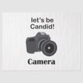 カメラ 写真 自然な瞬間を捉える写真家 薄葉紙 (正面)