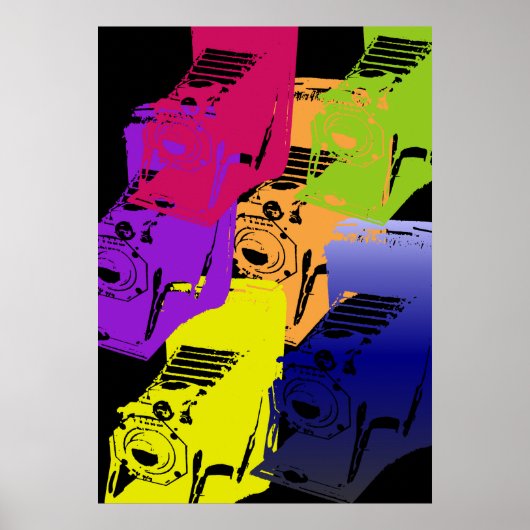 カメラ – 暗 ポスター (正面)