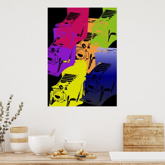 カメラ – 暗 ポスター (キッチン)