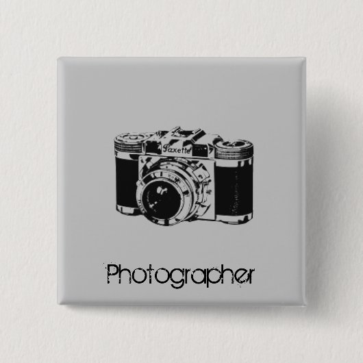 カメラ 缶バッジ (正面)