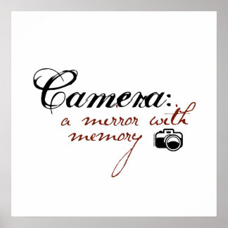 カメラ：鏡とメモリ ポスター