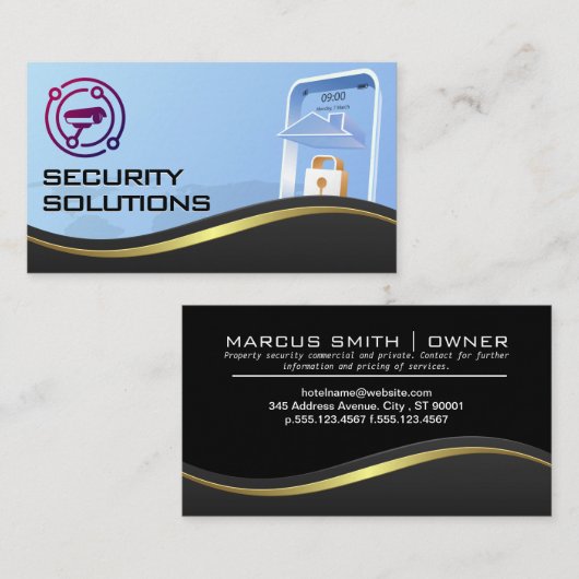 カメラ | Tech Cyber Security 名刺 (正面/裏面)