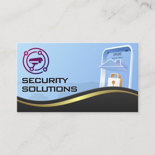 カメラ | Tech Cyber Security 名刺 (正面)