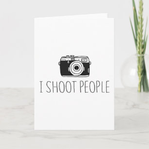カメラI撮影People Shirt Camera Loversユーモア カード