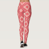 カメリアの幾何学模様1 レギンス (裏面)