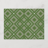 カメリアの幾何学模様2 ポストカード (裏面)