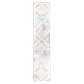 カメリアの幾何学模様4 ショートテーブルランナー (正面)