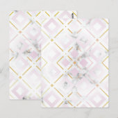 カメリアの幾何学模様4 ポストカード (正面/裏面)