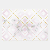 カメリアの幾何学模様4 ラッピングペーパーシート (正面2)