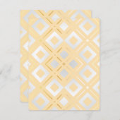 カメリアの幾何学模様8 ノートカード (正面/裏面)