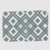 カメリアの幾何学模様9 ゴルフタオル (横)