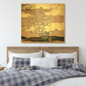 カメリアの花 キャンバスプリント (インサイチュ (寝室))