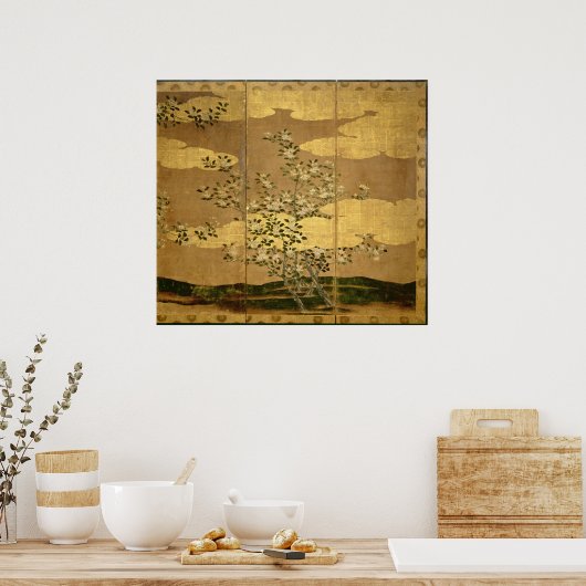 カメリアの花 ポスター (キッチン)