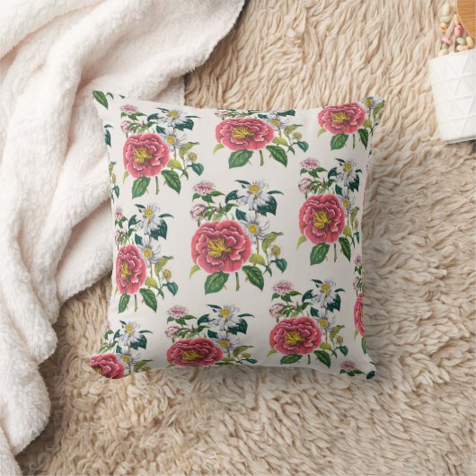 カメリアスピロー クッション (ブランケット)