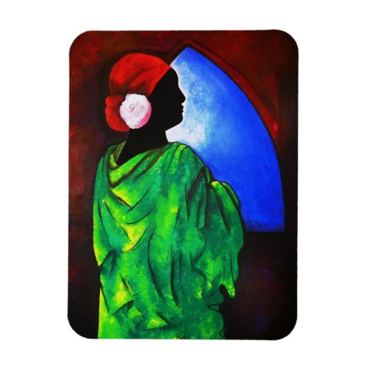 カメリアバラ2008 マグネット (縦)