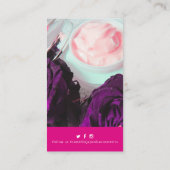 カメリア美しい衛生会社の写真カスタム 名刺 (裏面)