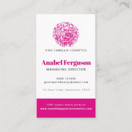 カメリア美しい衛生会社の写真カスタム 名刺