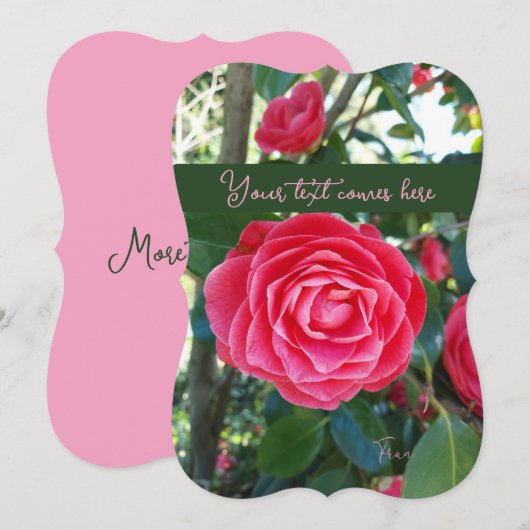 カメリア ノートカード (正面/裏面)