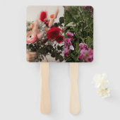 カメリア ハンドファン (正面&裏面)