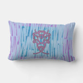 カメリア&マウブパターン ランバークッション (裏面)