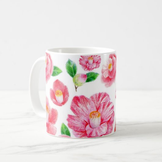 カメリア マグ コーヒーマグカップ (正面左)