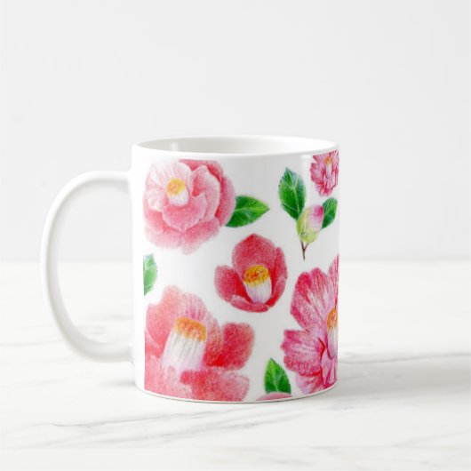 カメリア　マグ コーヒーマグカップ (左)