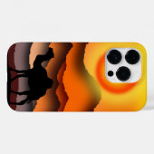 カメルアットサンセットデザート Case-Mate iPhoneケース (裏面 (横))