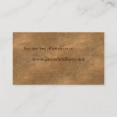 カメルカラーレザー背景名刺 名刺 (裏面)