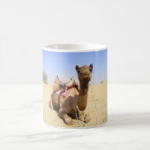 カメルデザートミドルイーストピースラブ自然運命 コーヒーマグカップ (中央)