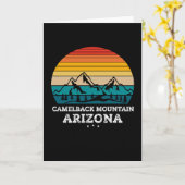 カメルバックマウンテンアリゾナ カード (黄色い花)