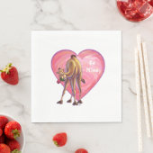 カメルバレンタインデー スタンダードランチョンナプキン (インサイチュ)